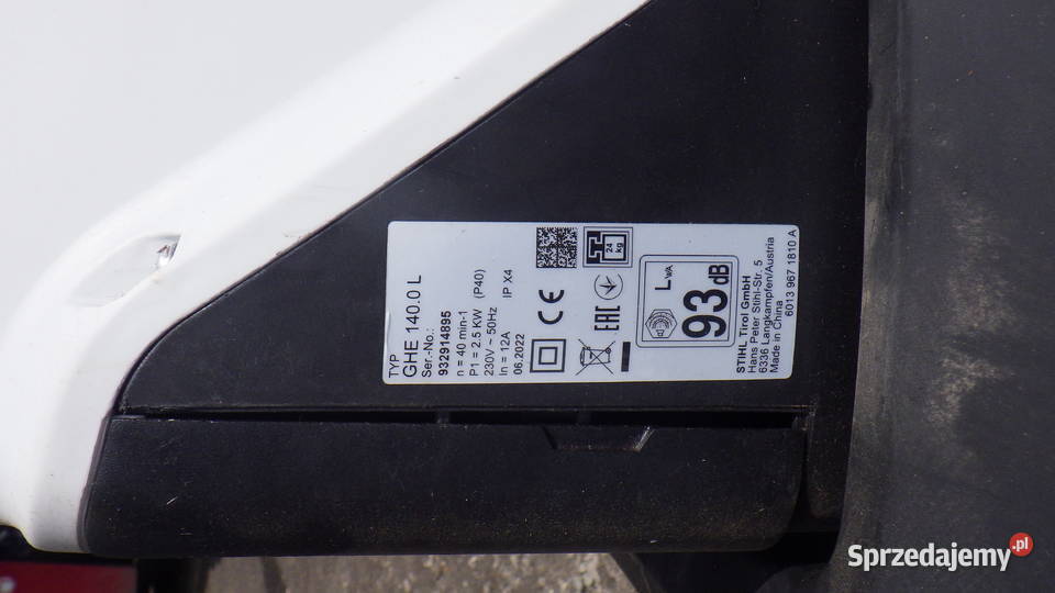 Rozdrabniacz elektryczny STIHL GHE 140 L 2 Dębica