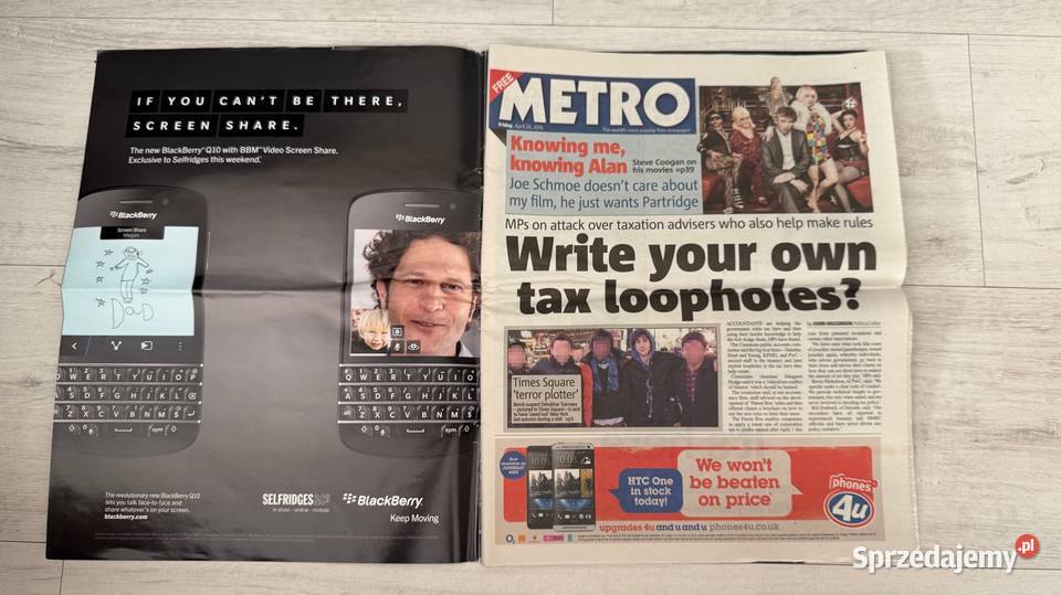 Gazeta Metro angielsku nauka czasopismo 80 stron Łódź