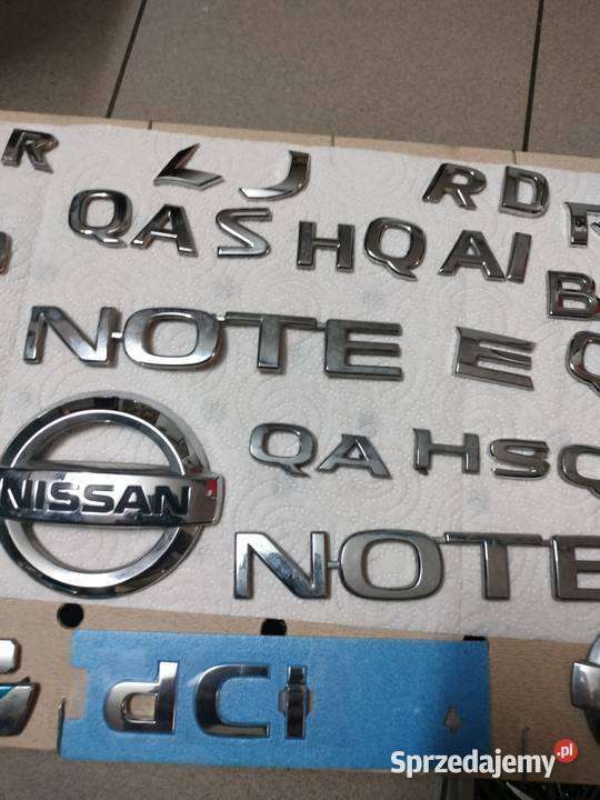 Emblemat znaczek logo Nissan Qashqai i inne wielkopolskie Turek sprzedam