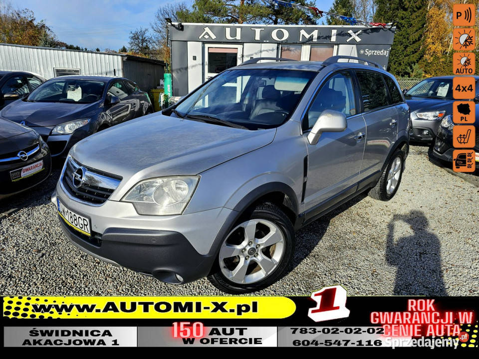 Opel Antara 159 PRZEBIEG Salon 20 DIESEL 4x4 isofix dolnośląskie Świdnica