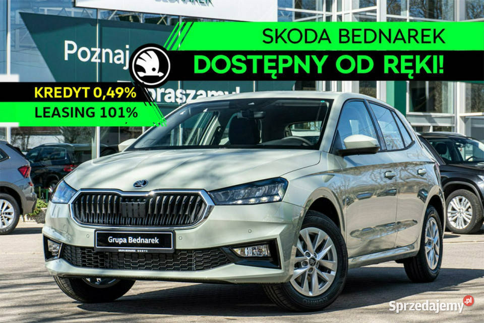 koda Fabia Drive 10 TSI 95 Dostępny ręki IV 2021 lakier metallic Łódź