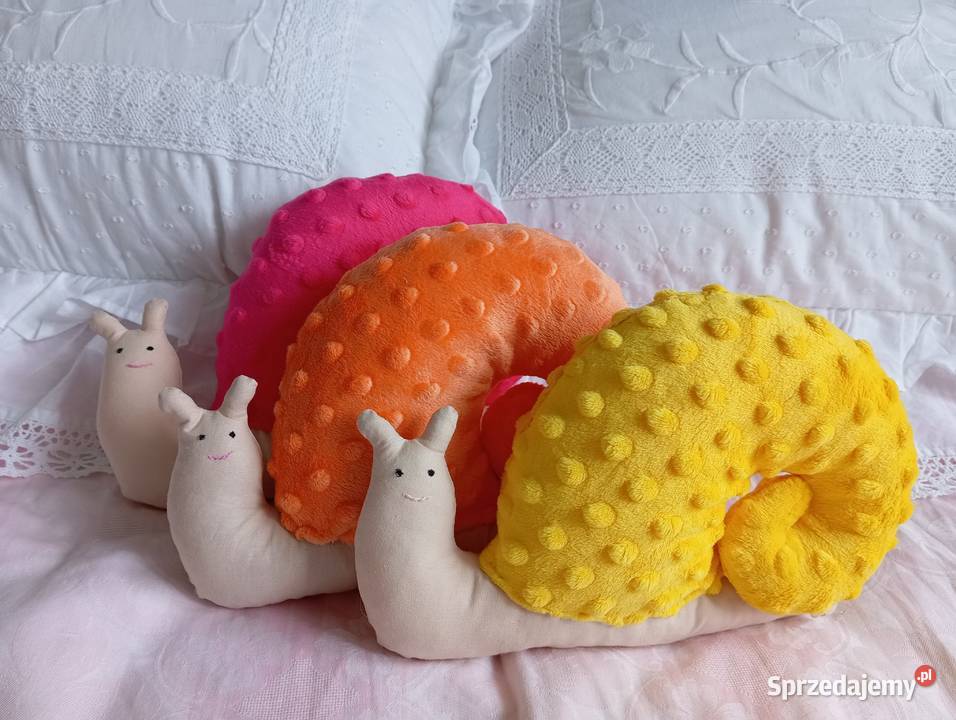 Ślimaki przytulanki handmade Maskotki Siemianowice Śląskie