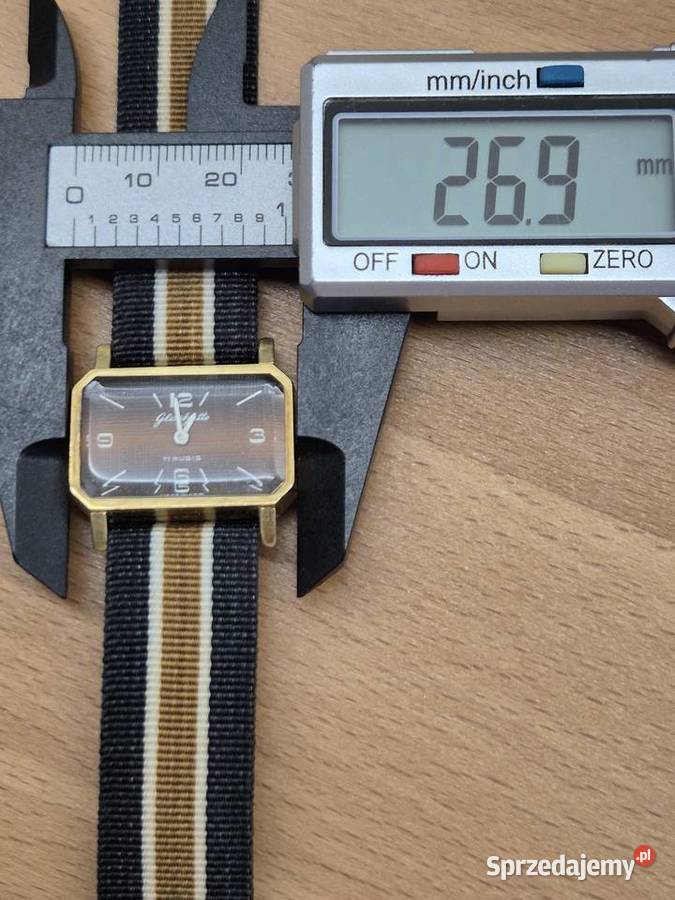 Damski zegarek pozłacany Glashutte Chorzów