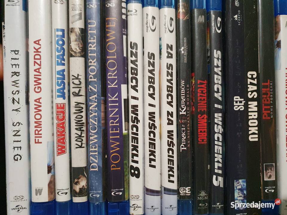 Filmy Bluray zestaw 36 płyt różne tytuły Gdynia