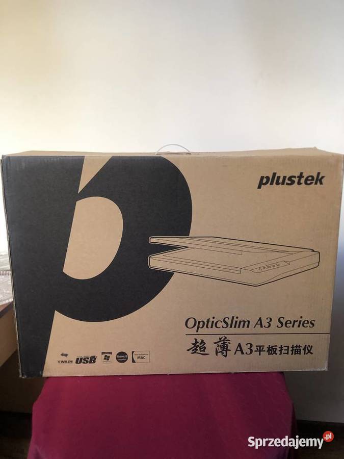 Skaner A3 Plustek Optic Slim 1180 małopolskie Kalwaria Zebrzydowska