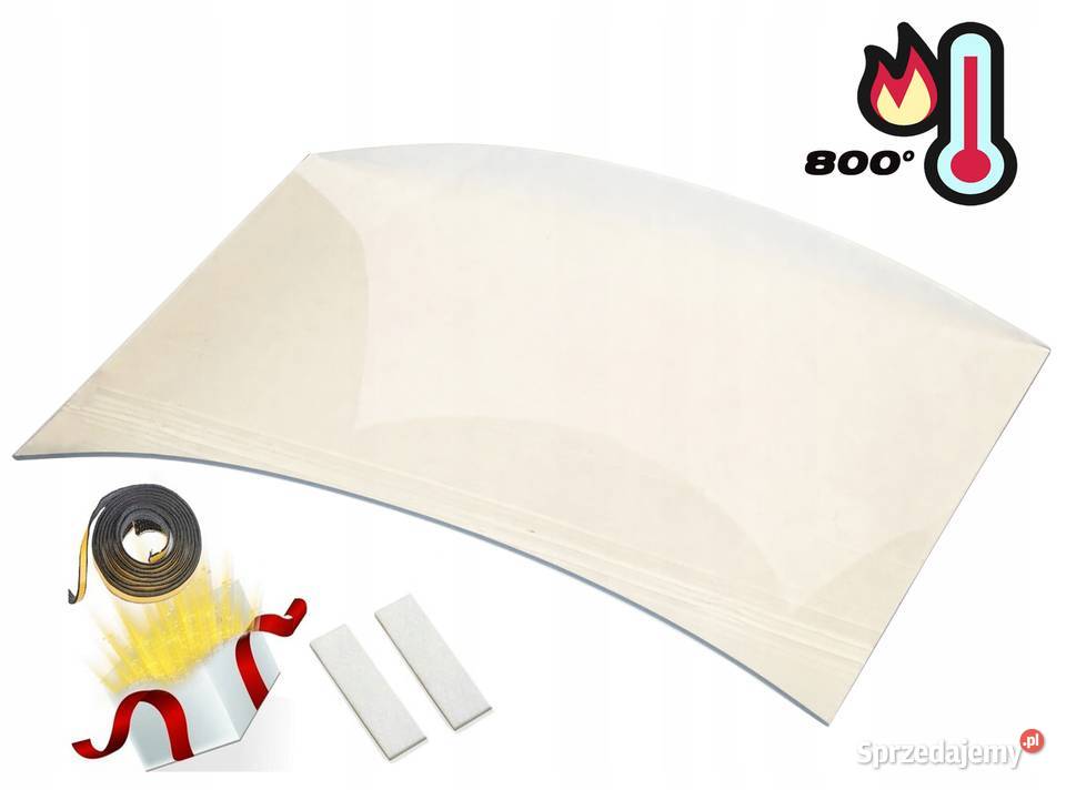 SZYBA GIĘTA KOMINKOWA DO KOMINKA ŻAROODPORNA małopolskie Skawina