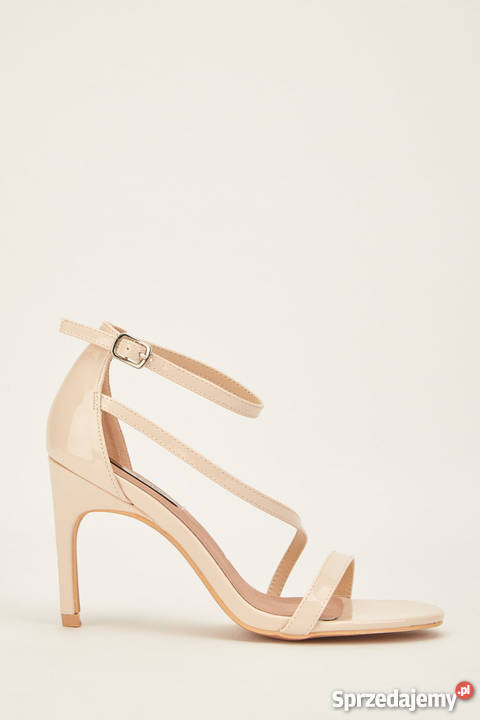Nowe beżowe szpilki Lost Ink 40 nude sandały
