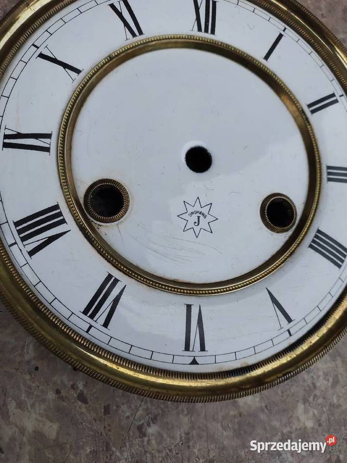 673 Tarcza starego zegara ściennego Junghans 145 Tczew