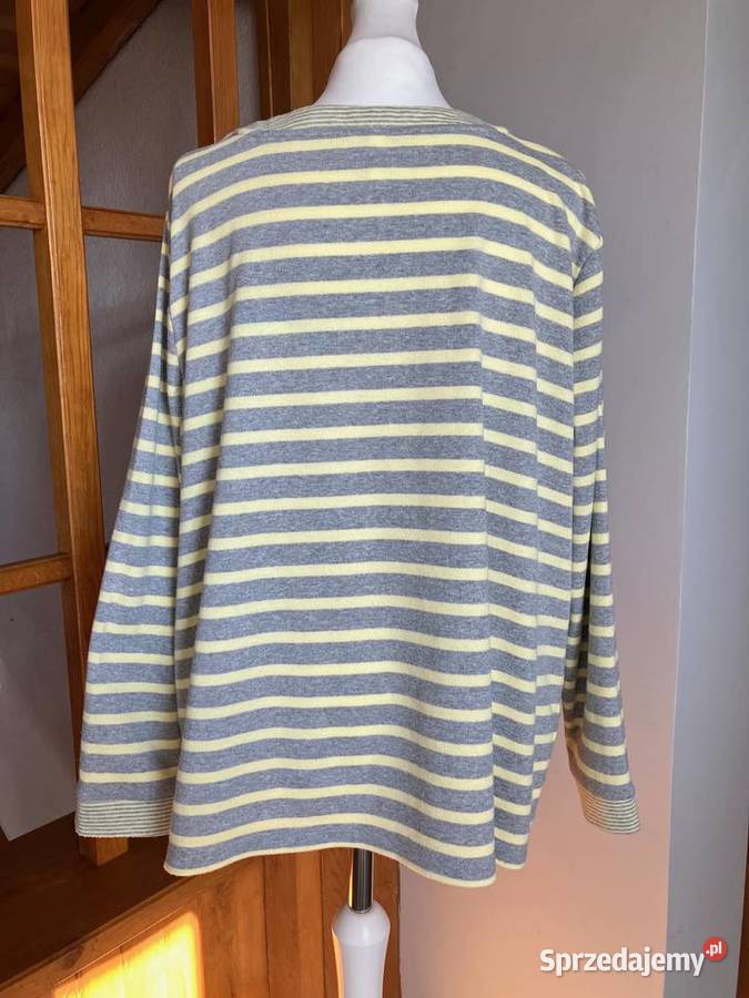 Wygodny sweter bluza paski Bm Casual XL oversize