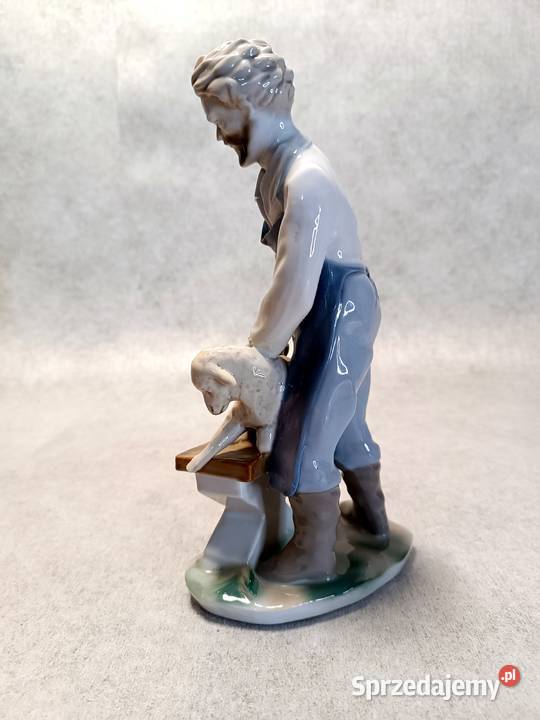 LIPPELSDORF 11666 Owczy fryzjer Strzyżenie owiec Porcelana i szkło Jawor