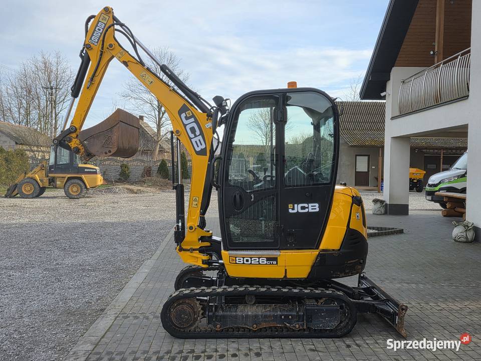 JCB 8026 mini koparka 3 łyżki szybkozłącze 1 wł Bieliny sprzedam