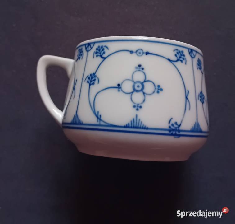 Filiżanka Carl Tielsch Altwasser Wzór słomkowy wielkopolskie Koźminek