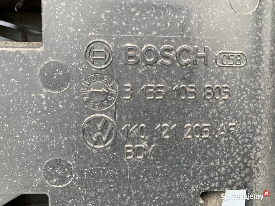 VW GOLF VI LIFT 11r wentylator chłodnicy Rok produkcji 2011 Kielce