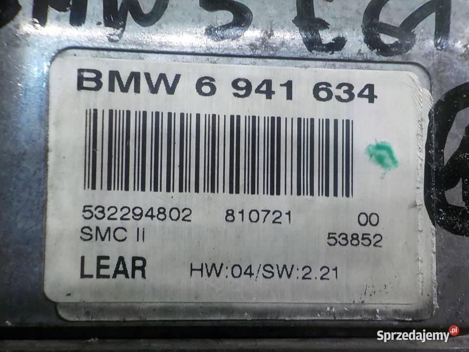BMW 5 E61 E60 30 D 05r KOMBI modul ASF skretu Wyposażenie elektryczne mazowieckie Suków