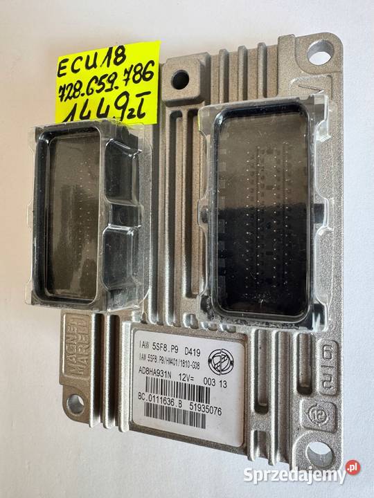 NOWY STEROWNIK SILNIKA ECU Lancia Ypsilon 12 IAW Warszawa