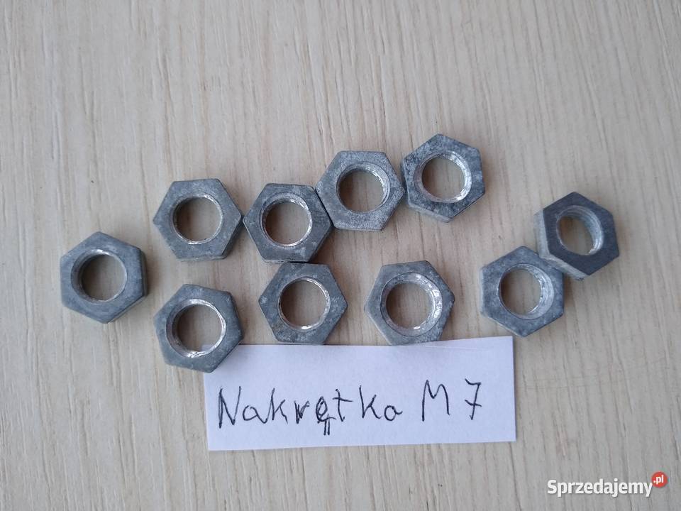 Nakrętka potencjometru obrotowego M7 Prostyń