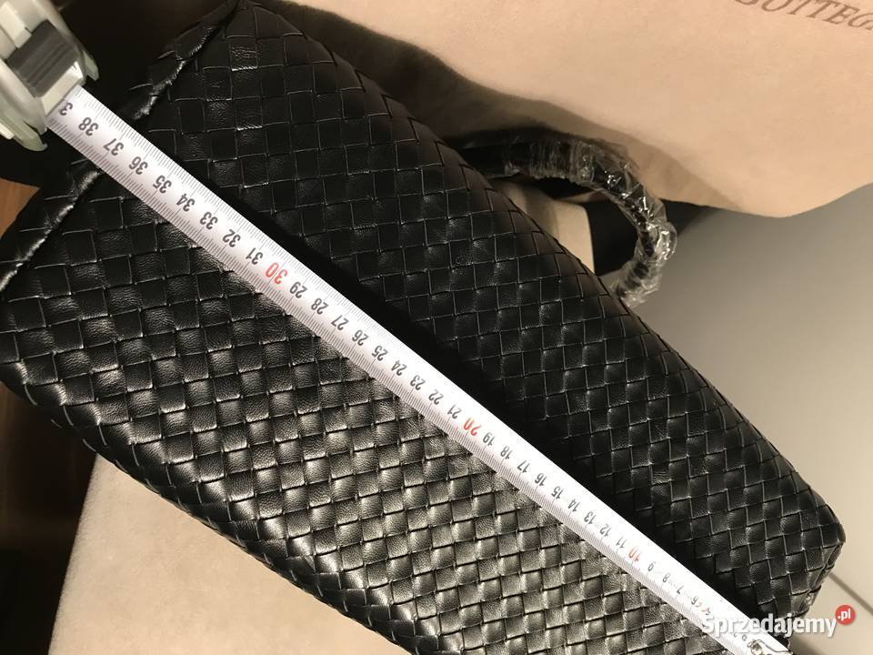 Torebka Skóra pleciona wykonana na wzór znanej 37cm