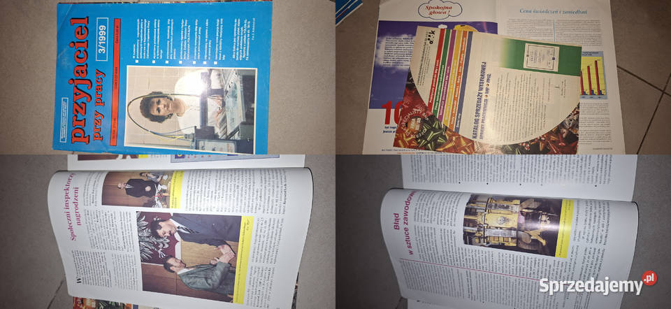 Kultowy kwartalnik BHP Przyjaciel pracy 31999 wielkopolskie Łęczyca