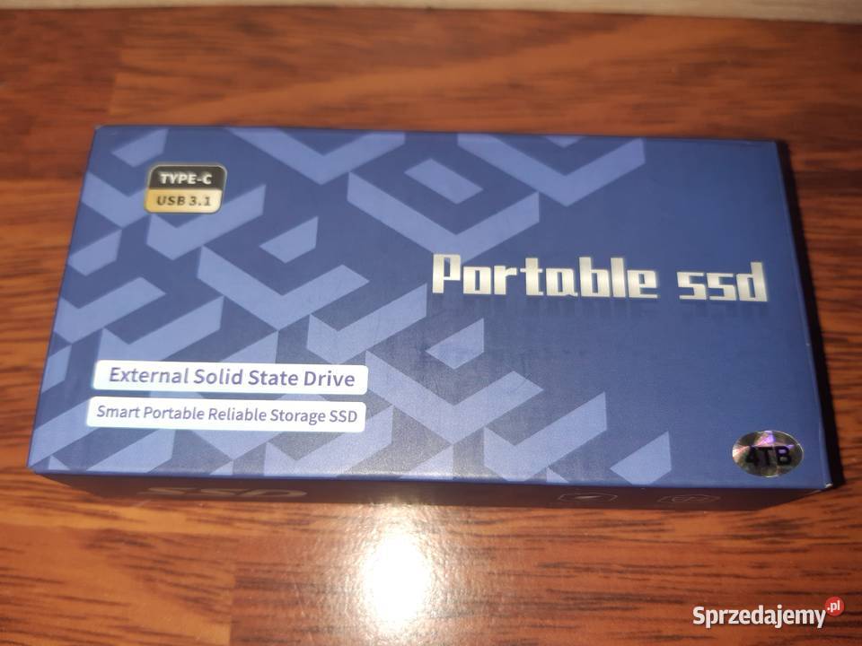 Dysk Zewnętrzny 4TB Portable SSD Nowy Łódź