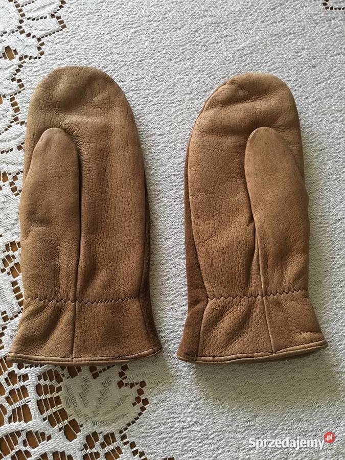 Rękawiczki skórzane PRL