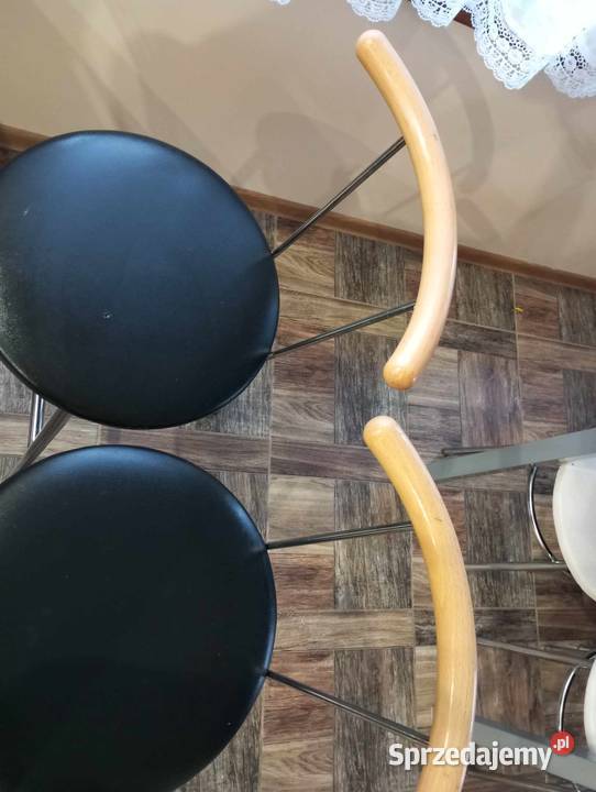 Dwa krzesła hokery 40cm Dom i Ogród