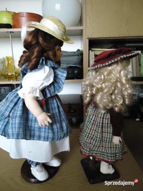 DWIE CERAMICZNE LALKI KOLEKCJONERA
