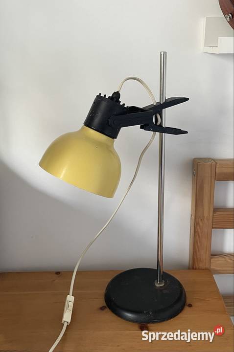 Lampa biurkowa stołowa PRL Polamp Gdańsk