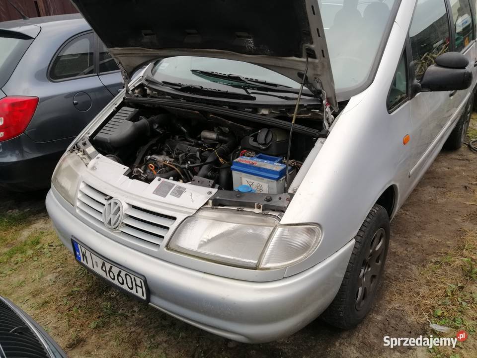 VW SHARAN 98 19 TDI USZKODZONY SILNIK Warszawa sprzedam