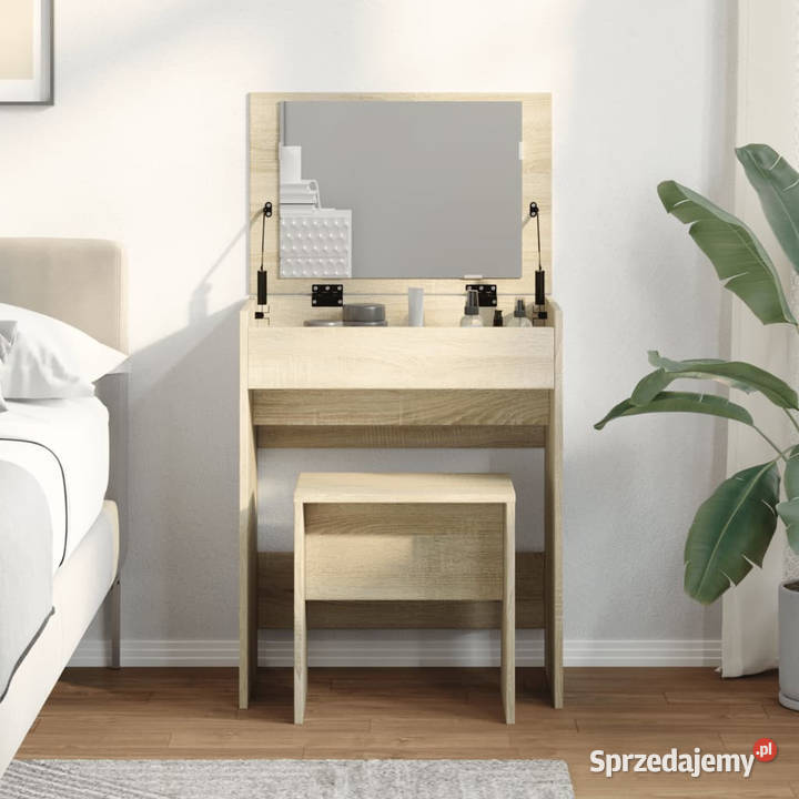 Toaletka ze stołkiem dąb sonoma 60x40x1135 mazowieckie Warszawa sprzedam