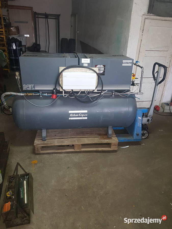 Kompresor bezolejowy Atlas copco sf8 Produkcja sprzedam