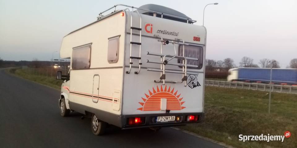 Kamper CI 360 fiat Ducato 1993 19turbo D wielkopolskie Kostrzyn