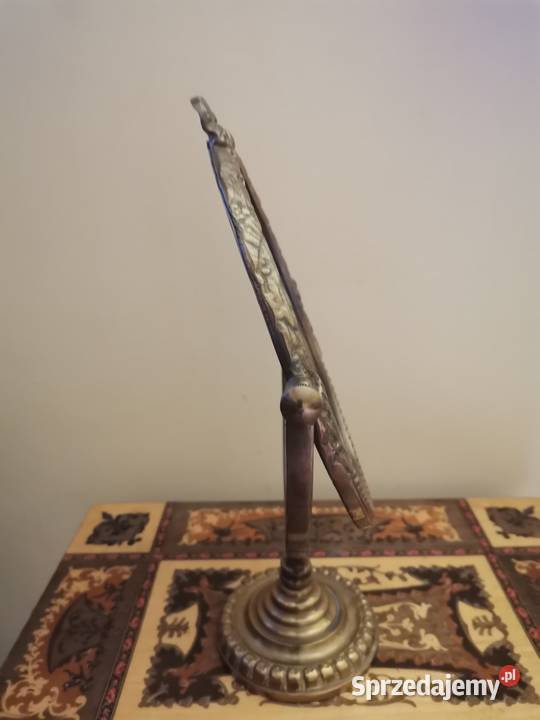 Stare mosiężne lusterko Art Deco Antyki małopolskie Kraków sprzedam