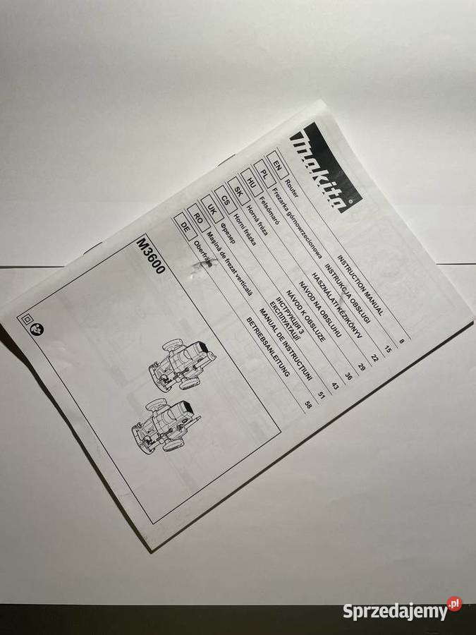 stół warsztatowy frezarski 2w1 z frezarką Makita Aleksandrów Łódzki sprzedam