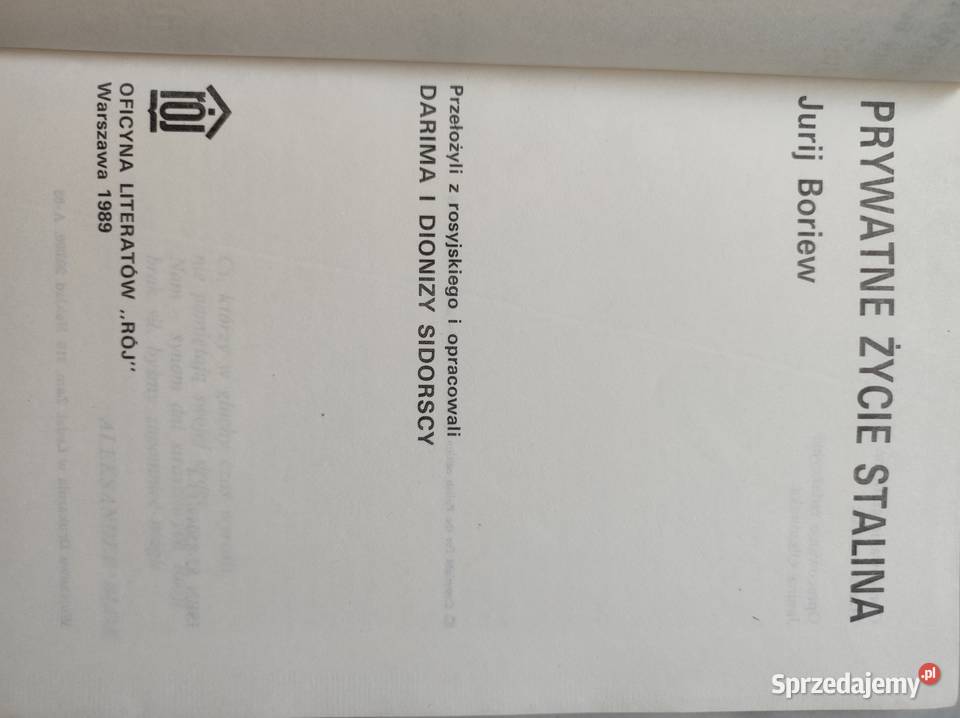 Prywatne życie Stalina Jurija Boriew