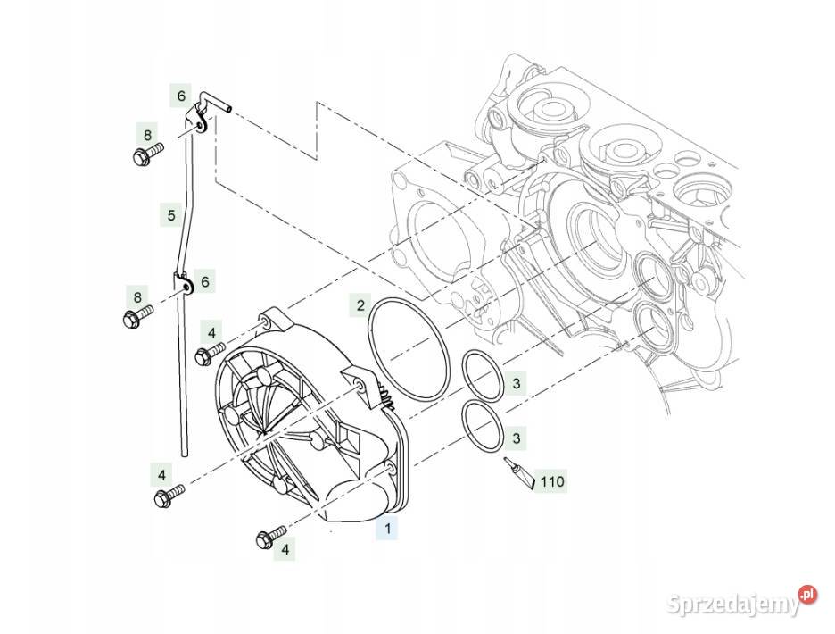 Pompa wody 10132817 LIEBHERR D934 D936 D944 D946 sprzedam