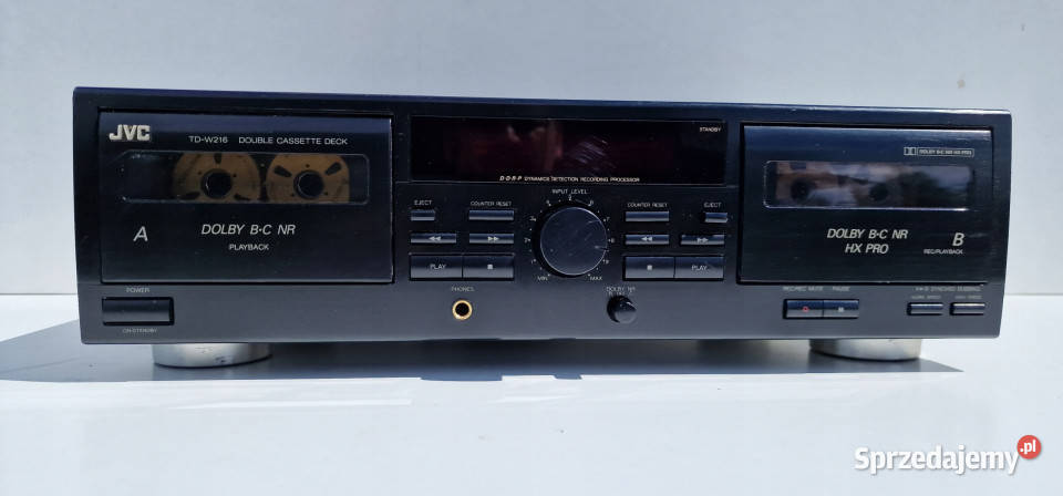 Magnetofon JVC TDW216 Stereo Cassette Deck Magnetofony Audio