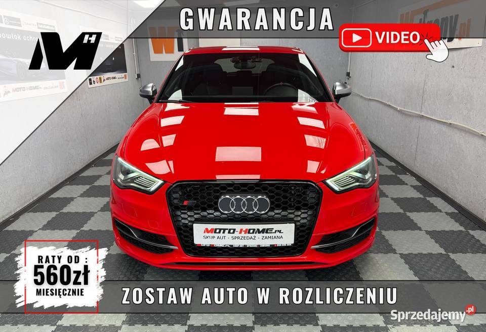 20TFSI 300 S3 manual 5D czerwona 19 GWARANCJA VAT marża wielkopolskie Poznań