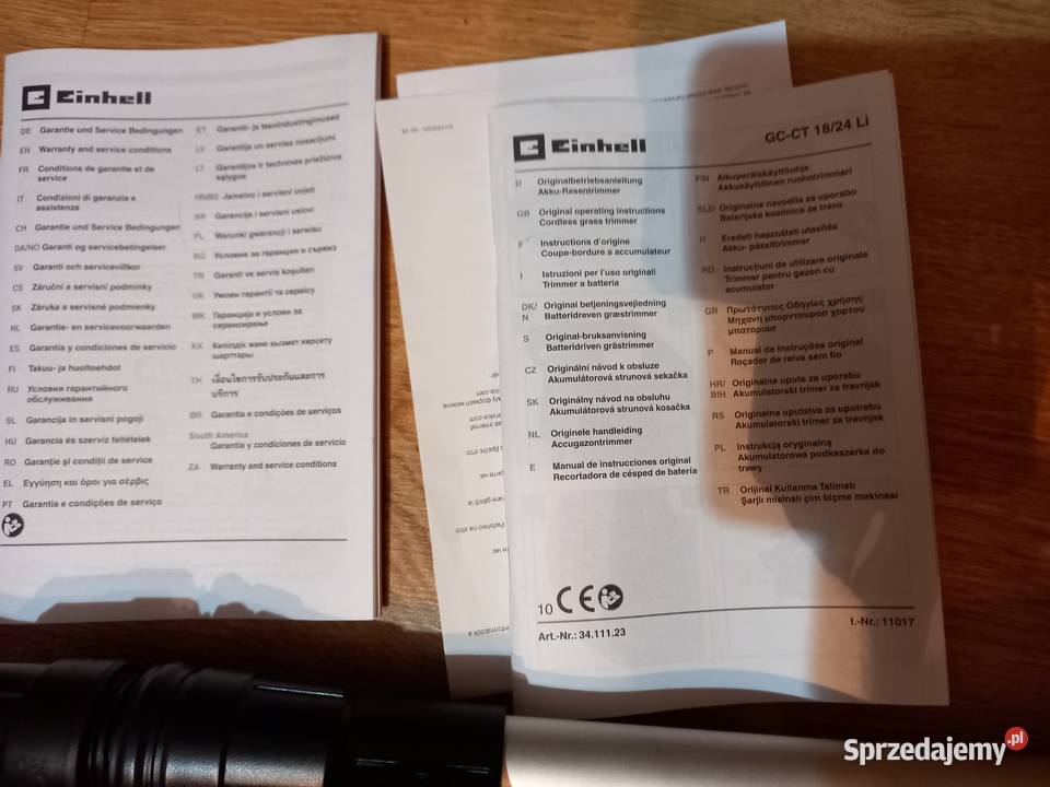 Podkaszarka akumulatorowa 18V Einhlell GCCT 1824 Jastrzębie-Zdrój sprzedam