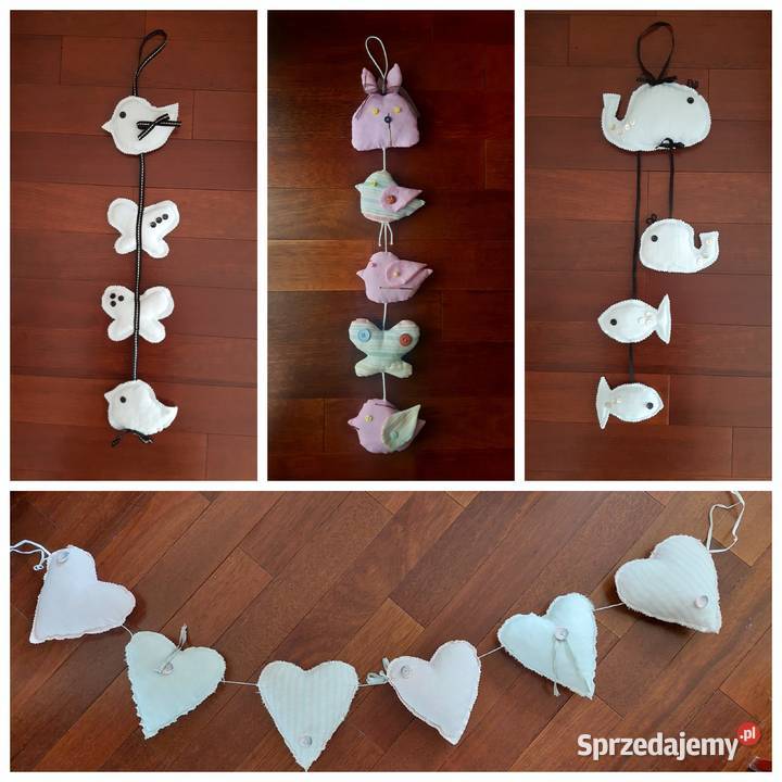 Zawieszki dekoracja pokoju dziecka Dekoracje i ozdoby Łódź