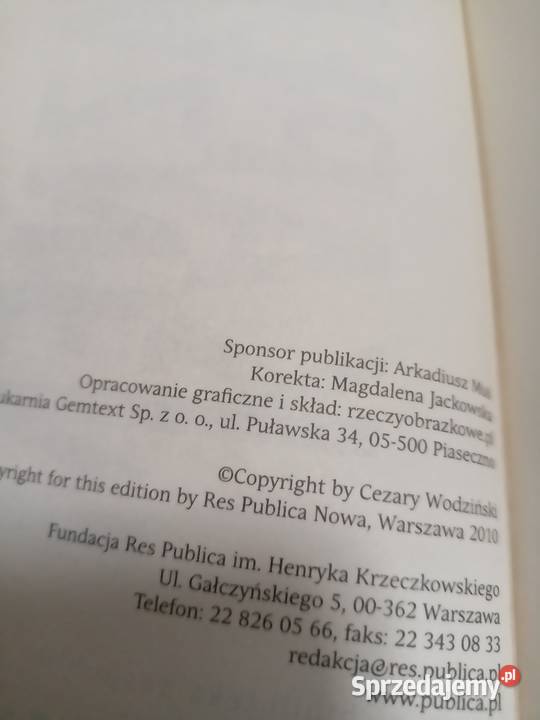 Kapłan błaznem Palikota książki prezenty Warszawa