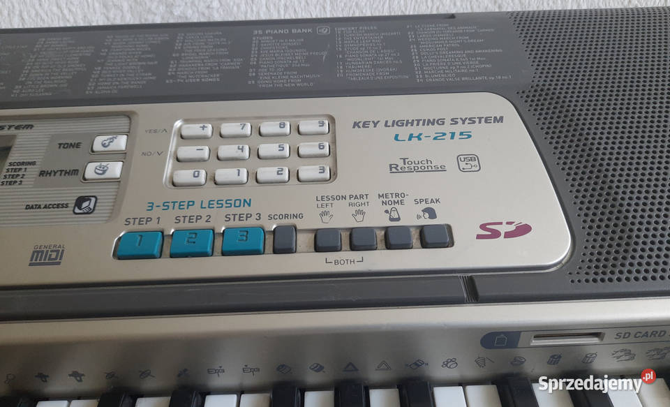 KEYBOARD CASIO LK215 klawiatura dynamiczna dolnośląskie Lubin