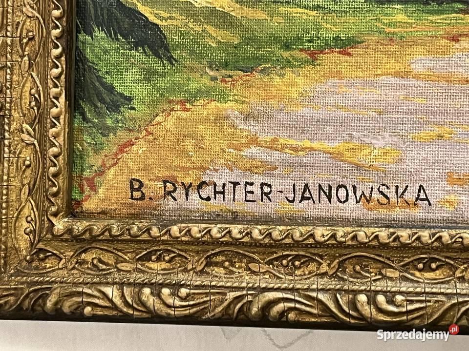 Dworek obraz olejny B RychterJanowska Kraków