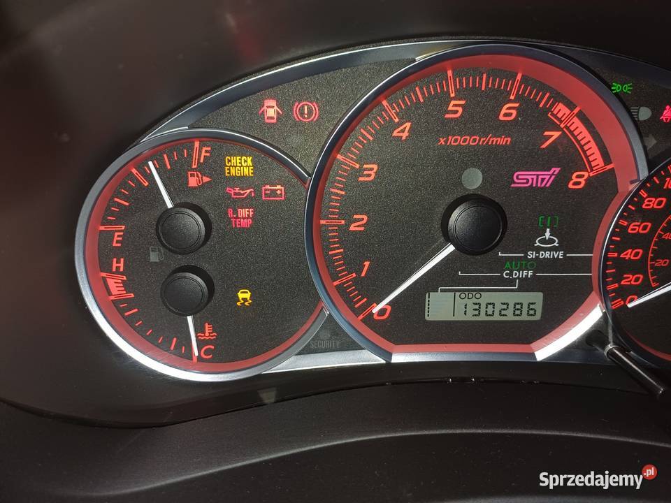 subaru impreza WRX STI 25 2008 małopolskie Łąkta Górna