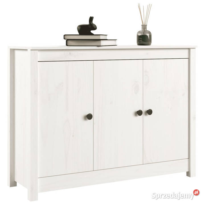 Szafka biała 100x35x74 lite drewno sosnowe Warszawa