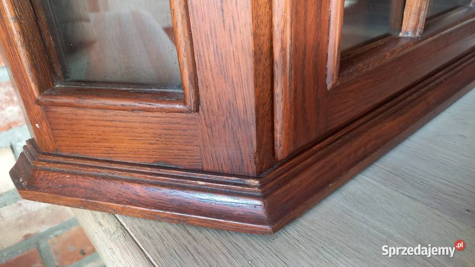 Witryna wisząca drewniana z półkami Szafka Meble Gawroniec