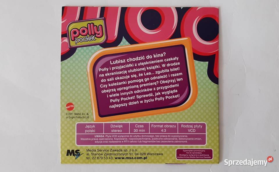 Polly pocket aż 15 odcinków płyty VCD Konstancin-Jeziorna