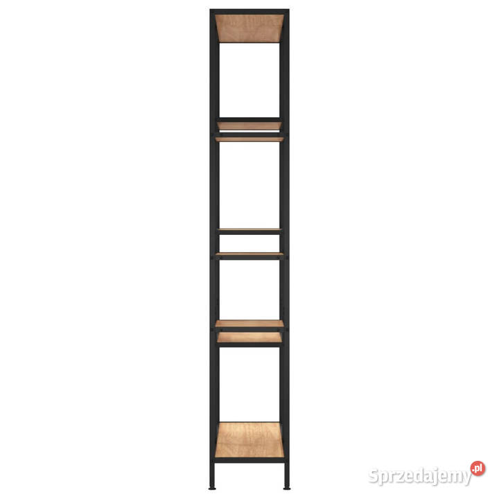 Regał na książki 80x30x180 stal i materiał Warszawa