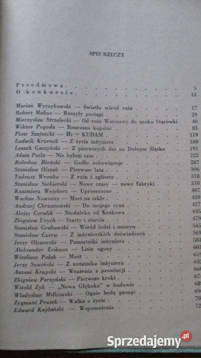 Pamietniki inżynierów wspomnienia wojna listy Łódź