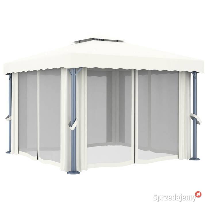 vidaXL Altana ogrodowa z zasłonami 3 x 3 m mazowieckie Warszawa