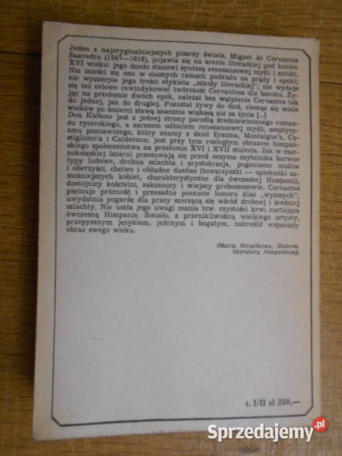 Miguel de Cervantes Don Kichot t 12 Parczew